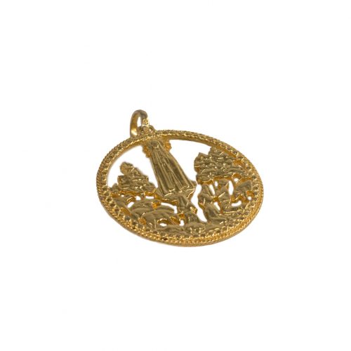 Medalha nossa Sra. Fátima, prata 925%