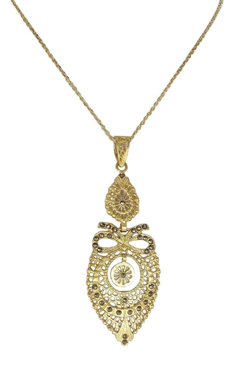 Medalha princesa marcassites